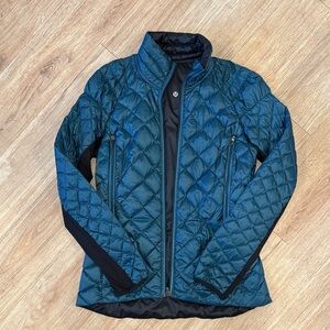 lululemon athletica Quilted Puffer Jacket - Teal and Black